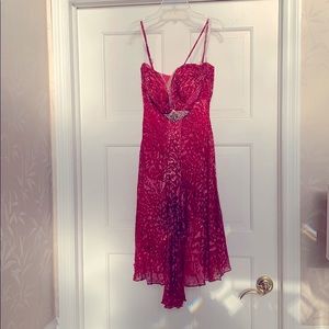 Pink cocktail dress